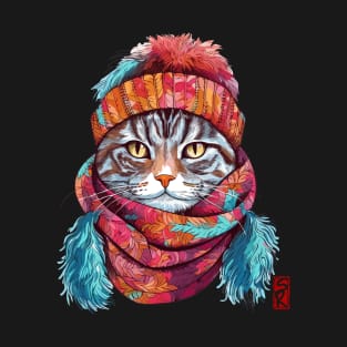 Cat winter T-Shirt