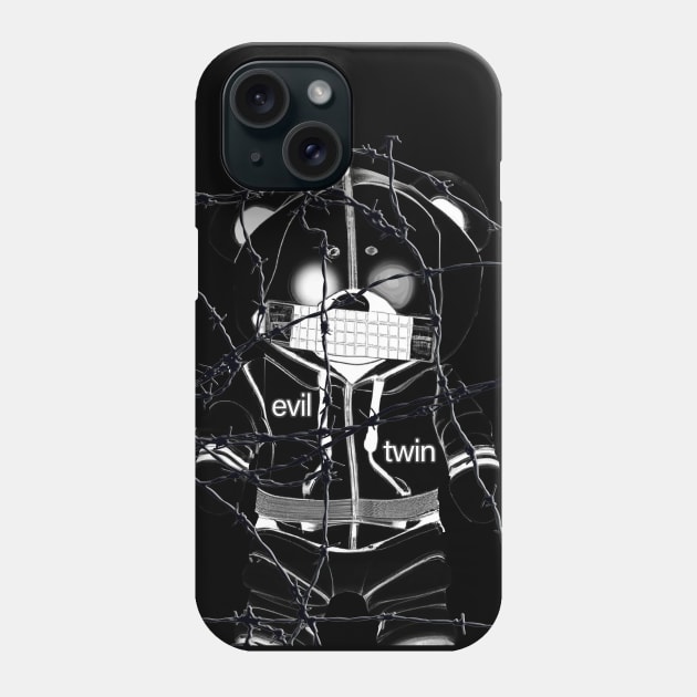 Speak No Evil Twin Teddy Bear Phone Case by Angelic Gangster