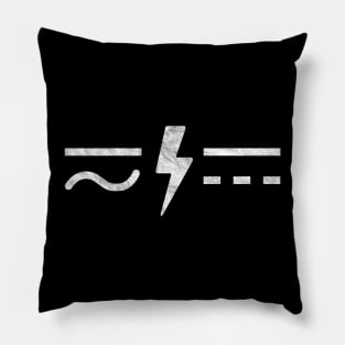 AC & DC Electricity d acdc Pillow