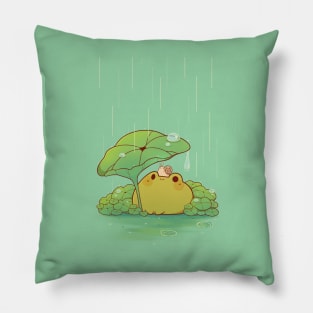 Rainy friends Pillow