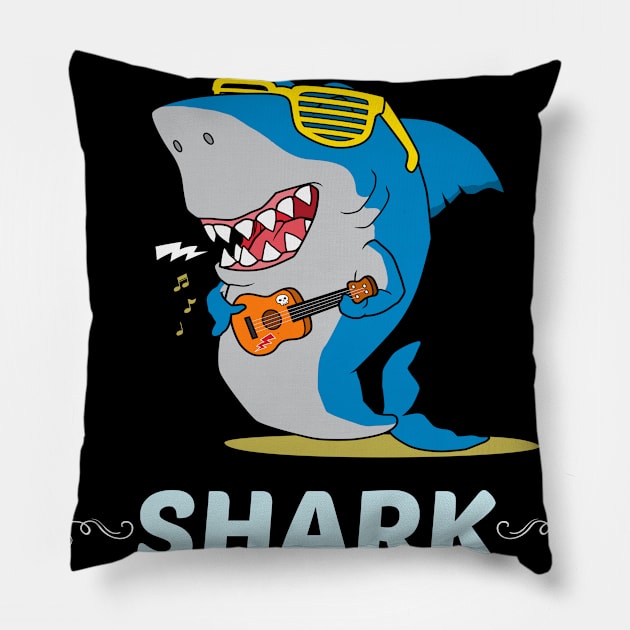 Family Shark 2 BFF Pillow by blakelan128