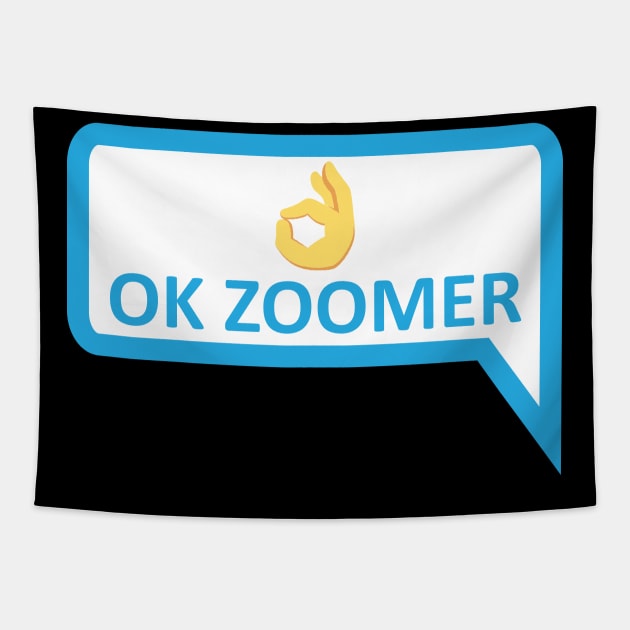 OK ZOOMER Tapestry by Baggss