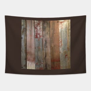 Farmhouse chic Rustic western country primitive barn wood Tapestry