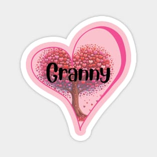 Heart for Granny Design Magnet