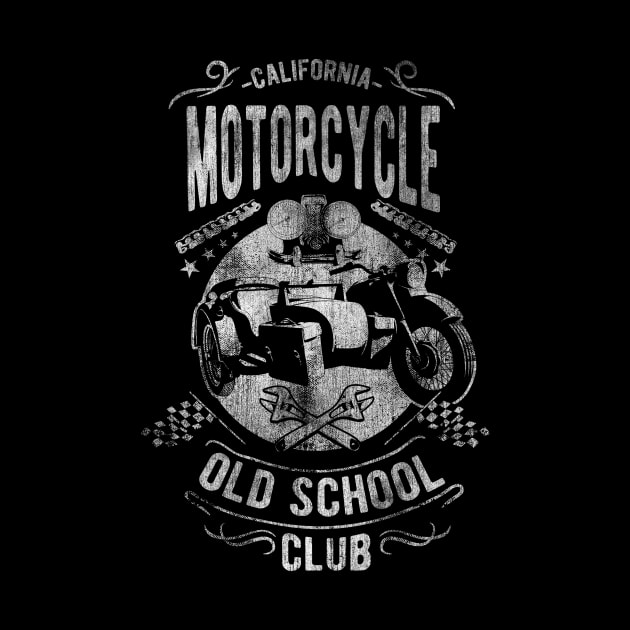 California Motorcycle Old School by DesignedByFreaks