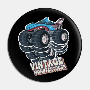 Vintage Monster Truck Pin