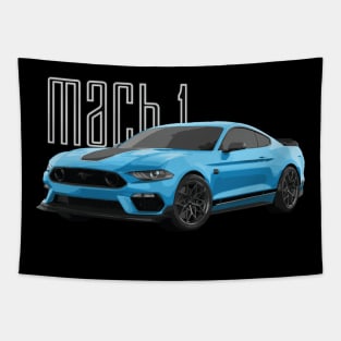 MACH 1 Mustang GT 5.0L V8 Performance Car Grabber Blue Tapestry