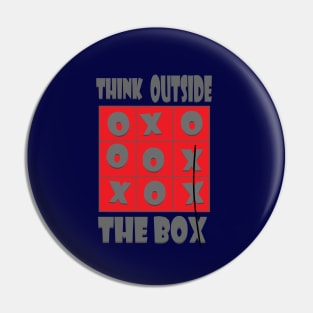 Think outside the Box Pin