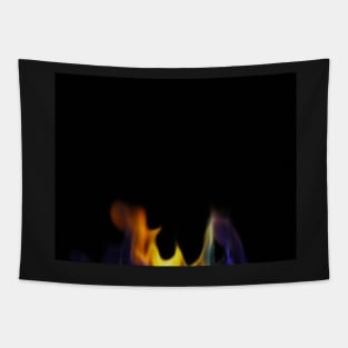 Colored Flames Tapestry