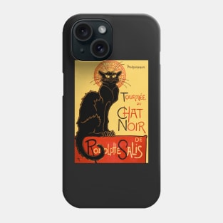 Tournée du Chat noir - Théophile Steinlen, Vintage Poster Phone Case