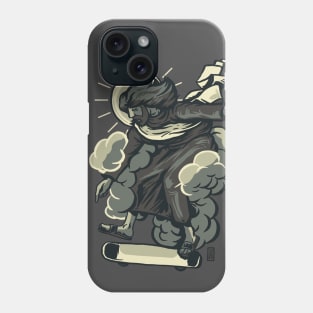 Jesus Skates Grey Phone Case