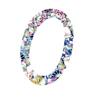 Gaudi Mosaic Letter O T-Shirt