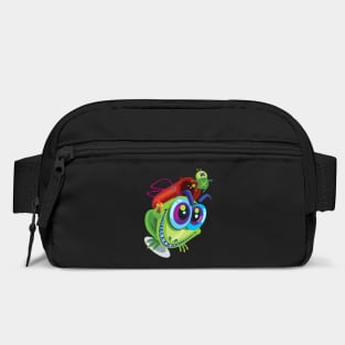 Funny Lizard Blasting Alien Bag