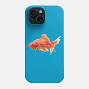 Painted goldfish Phone Case