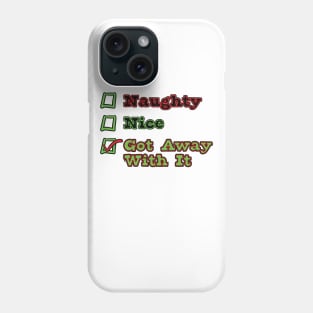 Naughty or Nice List Phone Case