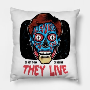 they live - obey Pillow