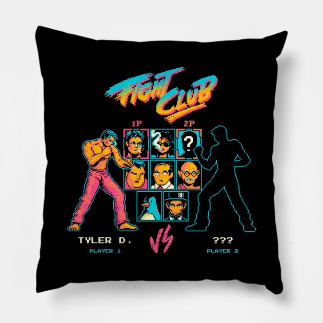 Fight Club Pillow by mathiole