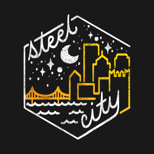 Steel City Monoline Skyline Hex T-Shirt