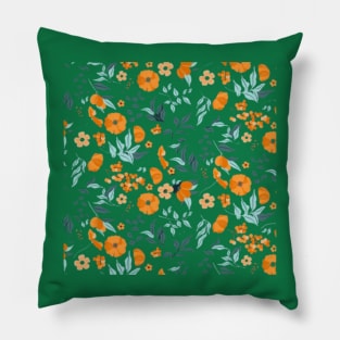 Colourful flowers pattern Pillow