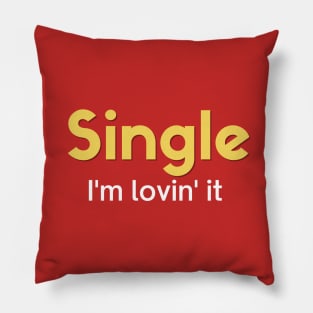 Single on valentines day Antivalentine Broken Hearted Pillow