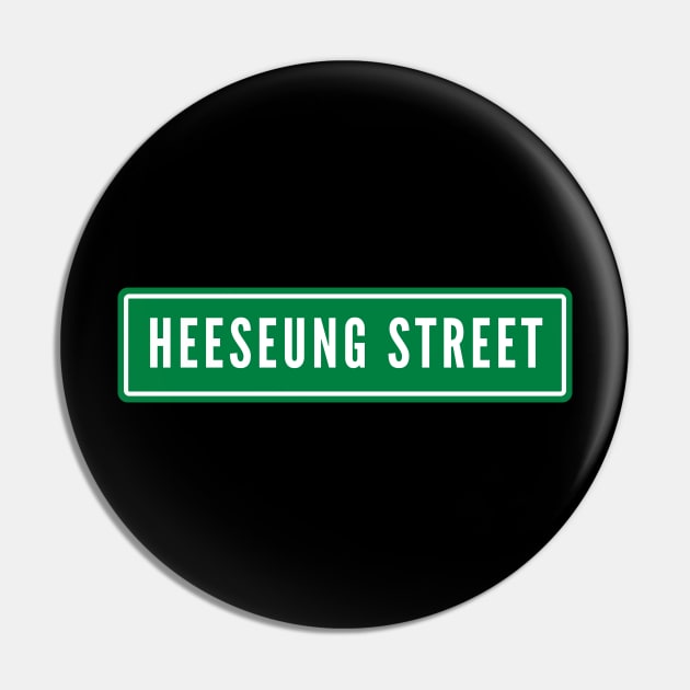 Heeseung Street Sign ENHYPEN Pin by wennstore