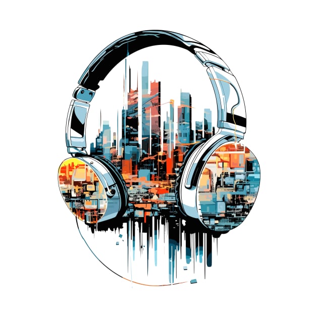 Headphone Urbain World Fun Musical Life City Skylines by Cubebox