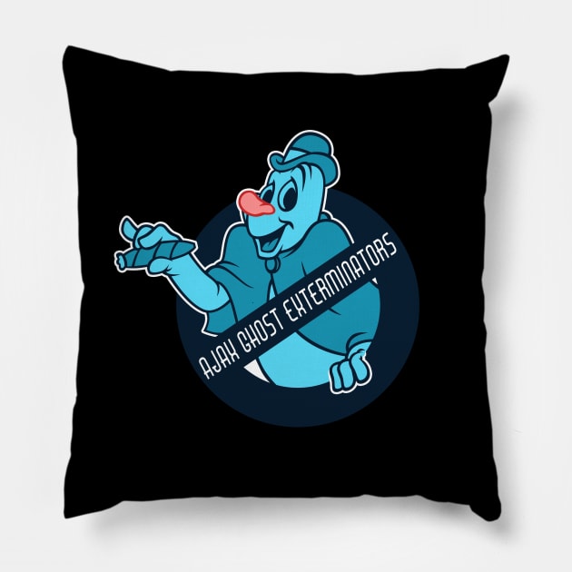 AJAX GHOST EXTERMINATORS Pillow by blairjcampbell