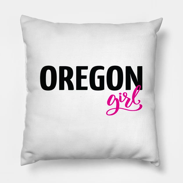 Oregon Girl Pillow by ProjectX23Red