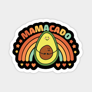 Mamacado Avocado Rainbow Magnet