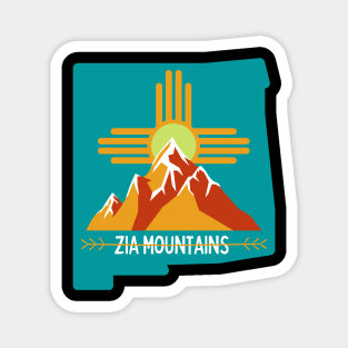 Zia Mountains New Mexico Magnet