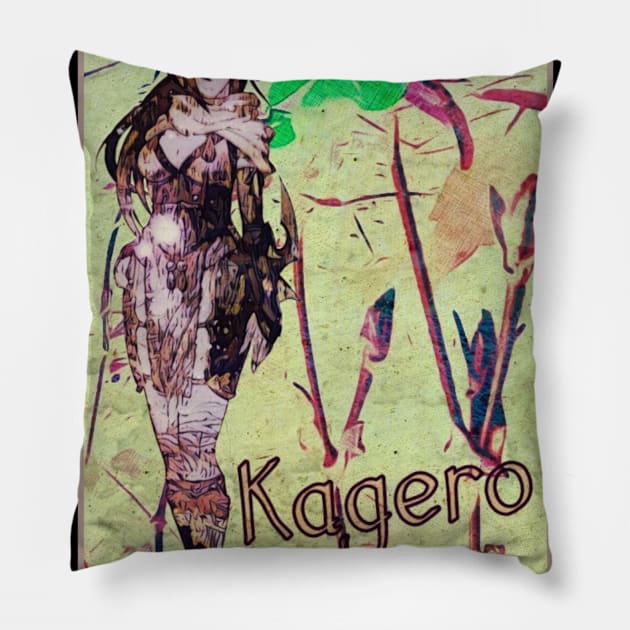 Kagero's Ready For Anything, Anytime Pillow by maevestrom