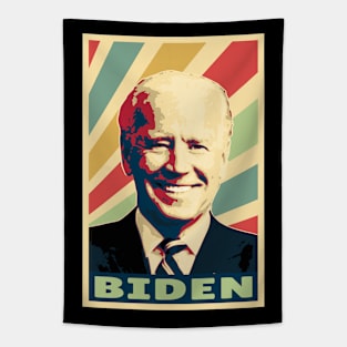 Joe Biden Vintage Colors Tapestry