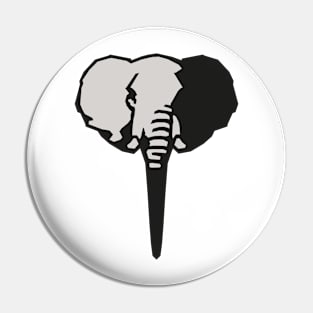 Elephant Shadow Pin