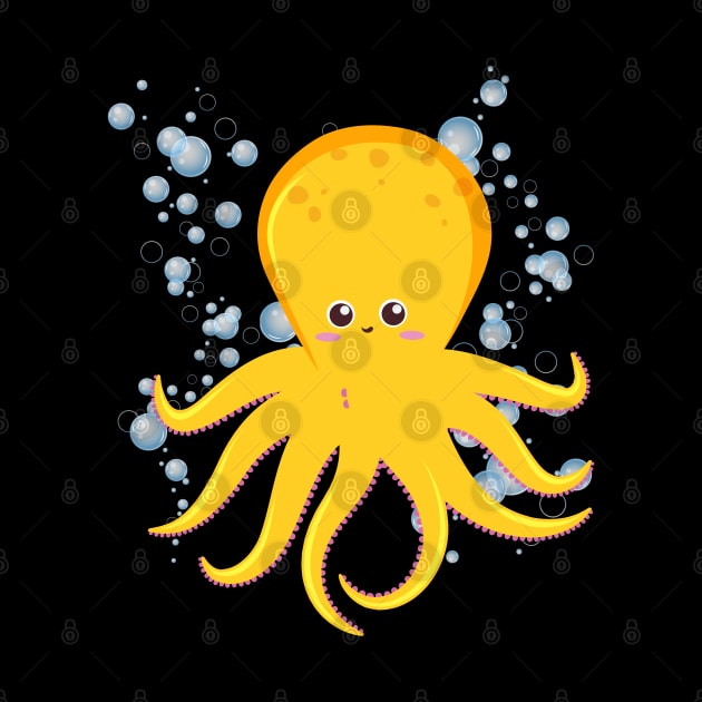 I really Like octopus Cute animals Funny octopus cute baby outfit Cute Little octopi by BoogieCreates