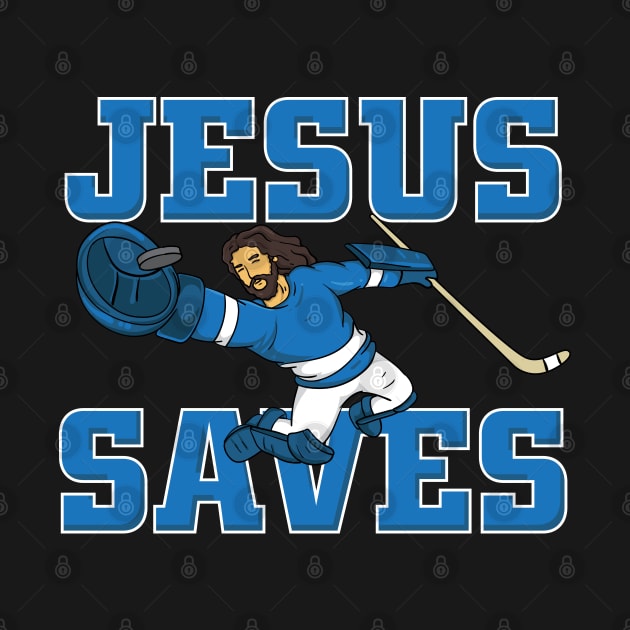 HOCKEY: Jesus Saves by woormle