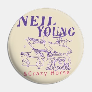 Neil Young Vintage 70s Dume Pin