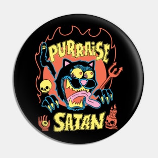 Purraise Satan by Tobe Fonseca Pin