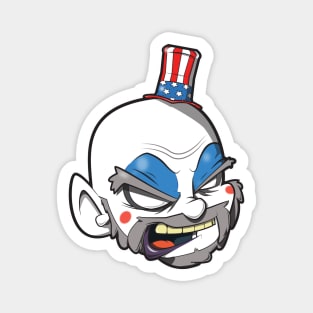 captain spaulding clown Magnet