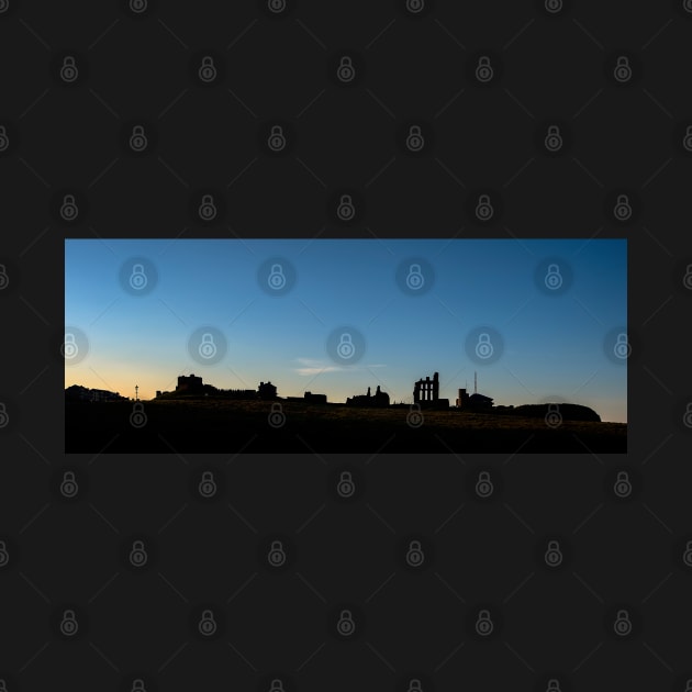 Tynemouth Priory Golden Hour Silhouette by axp7884