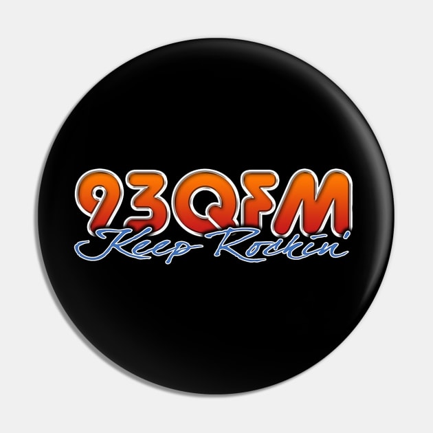 93 QFM Radio Pin by andesign