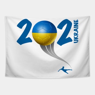 Ukraine Euro Soccer 2021 Tapestry