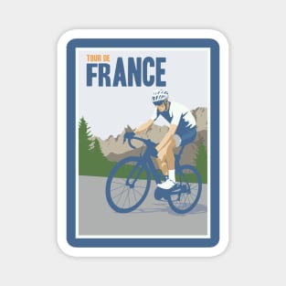 Tour de France Vintage Travel Poster Retro Design Gift Magnet