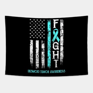 Desmoid Tumor  US Flag Tapestry