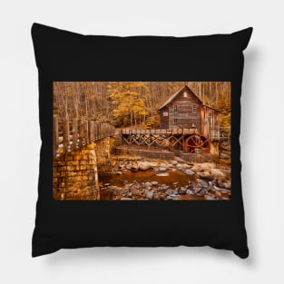 Golden Glade Creek Grist Mill Pillow