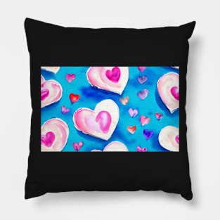 Seamless Valentine's Day Patterns Pillow