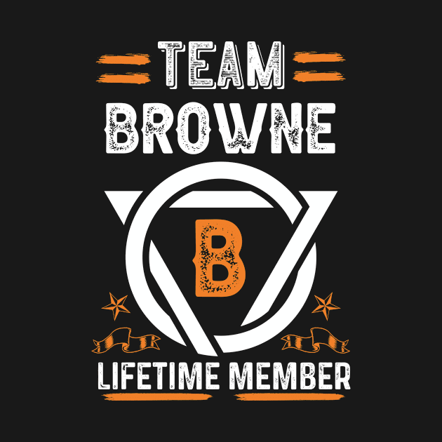 Team browne Lifetime Member, Family Name, Surname, Middle name by Smeis