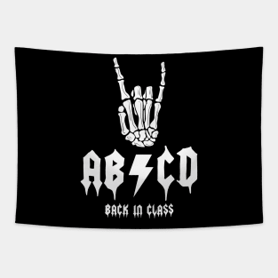 ABCD back in class Tapestry