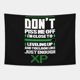 Video Games - Don't piss me off - Leveling UP Tapestry