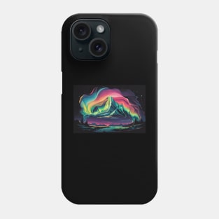 northern lights aurora borealis Phone Case