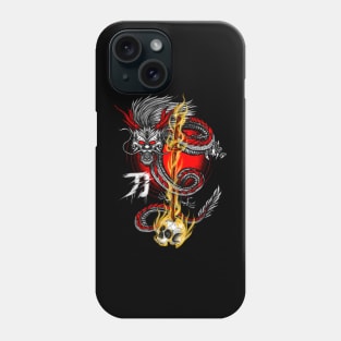 Katana on Skull Phone Case